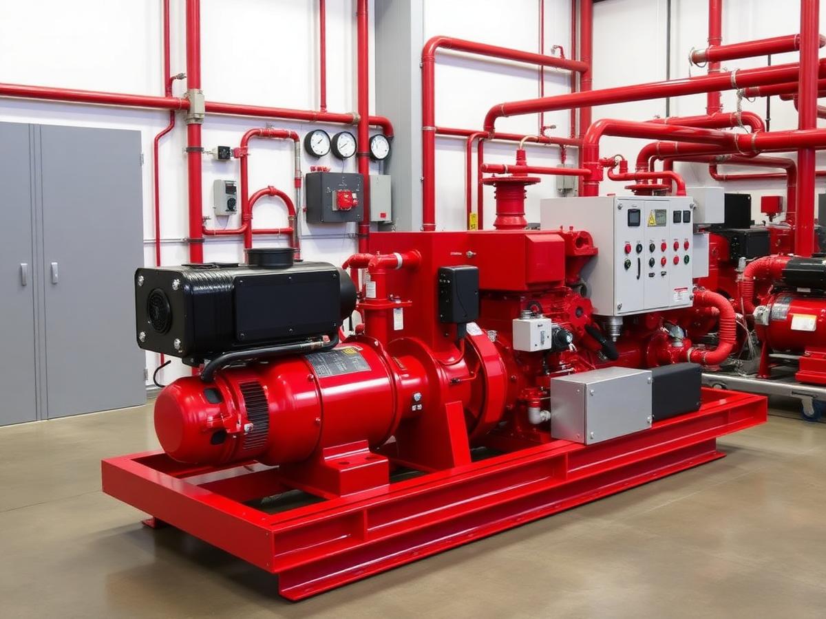 Fire-fighting pump package